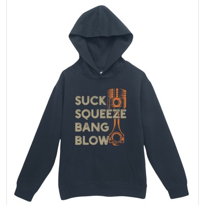 4 Stroke Cycle Suck Squeeze Bang Blow Piston Mechanic Gift Urban Pullover Hoodie