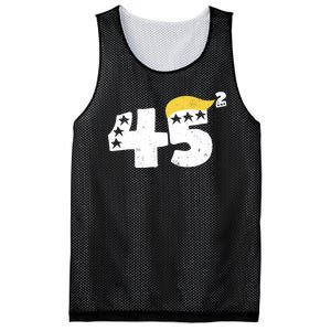 45 Squared Donald Trump 2024 45 47 Trump Mesh Reversible Basketball Jersey Tank