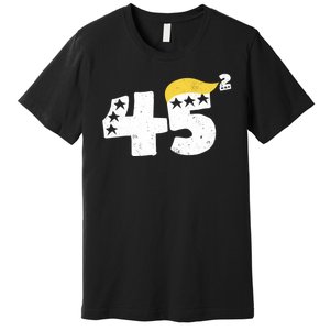 45 Squared Donald Trump 2024 45 47 Trump Premium T-Shirt