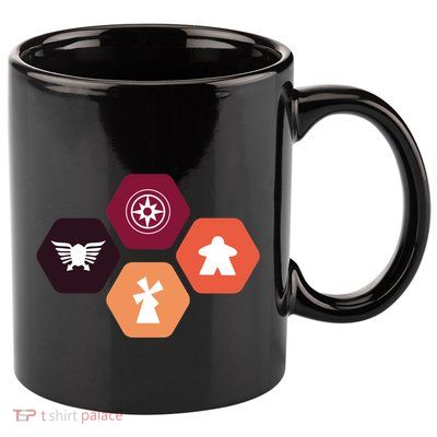 4x Scythe Minimalist Premium 11oz C Handle Ceramic Mug