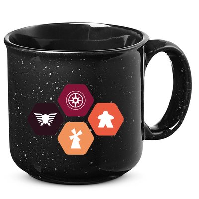 4x Scythe Minimalist Premium 15oz Campfire Ceramic Mug