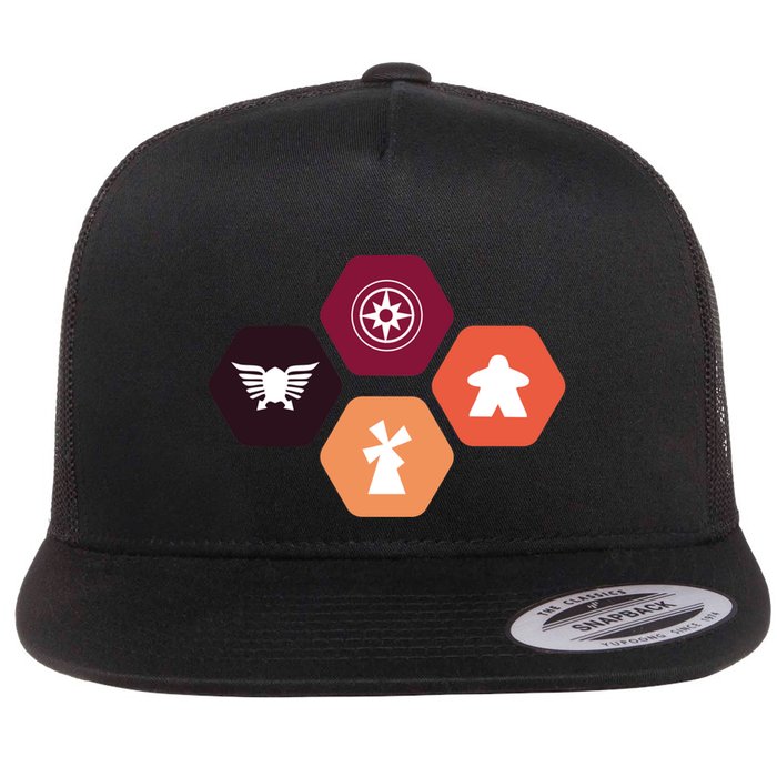 4x Scythe Minimalist Premium Flat Bill Trucker Hat