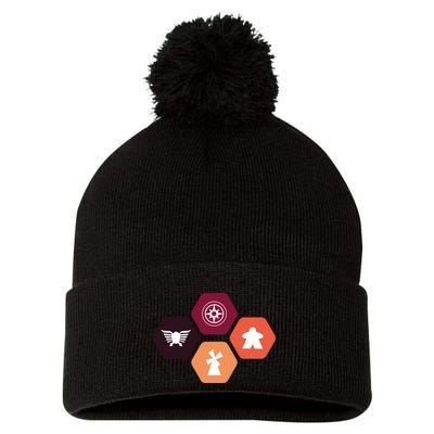4x Scythe Minimalist Premium Pom Pom 12in Knit Beanie