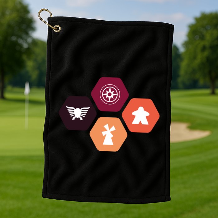 4x Scythe Minimalist Premium Golf Towel