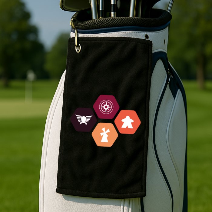 4x Scythe Minimalist Premium Golf Towel