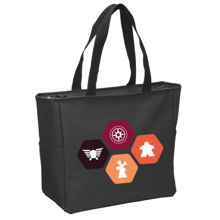 4x Scythe Minimalist Premium Zip Tote Bag