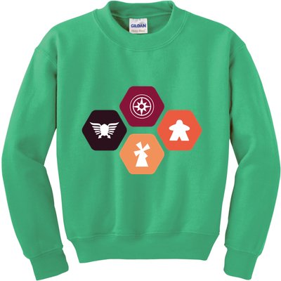 4x Scythe Minimalist Premium Kids Sweatshirt