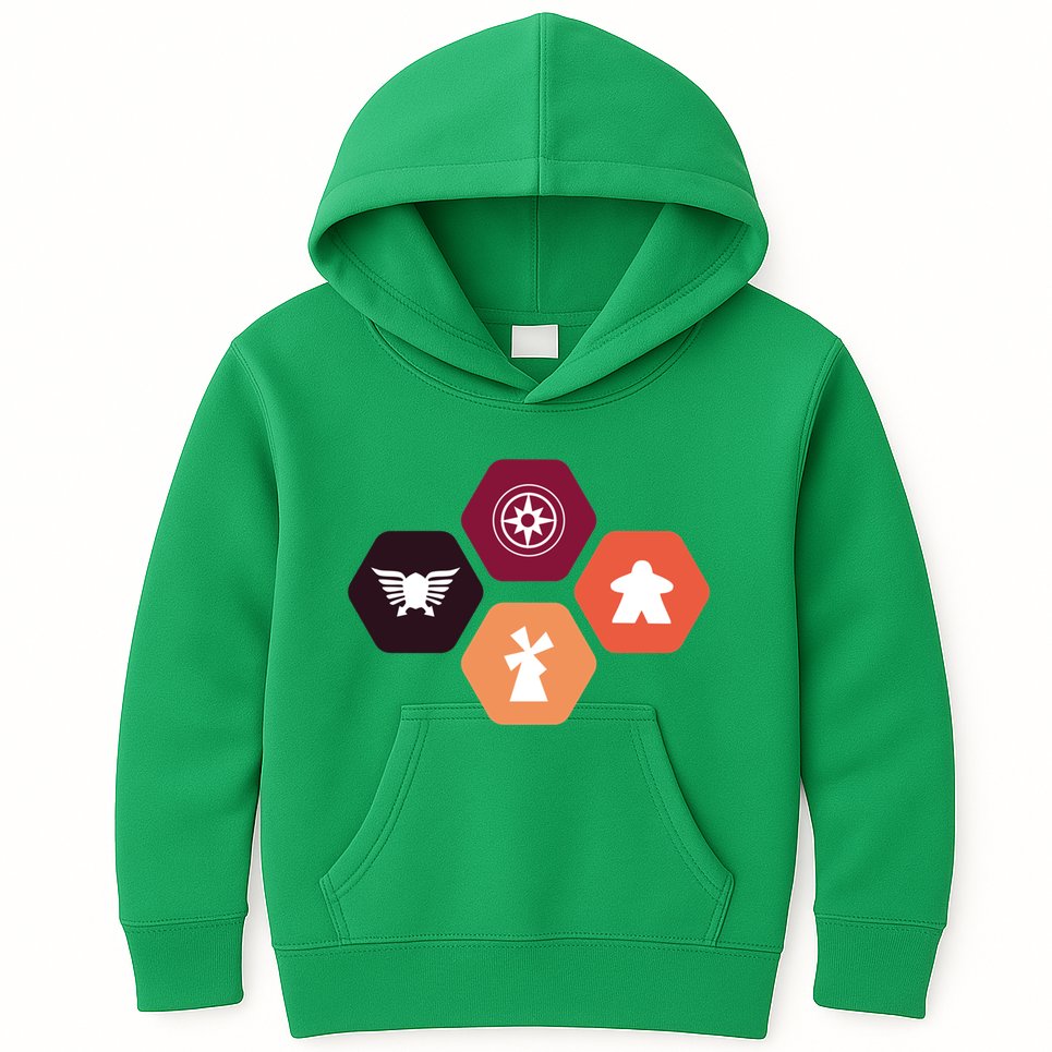 4x Scythe Minimalist Premium Kids Hoodie