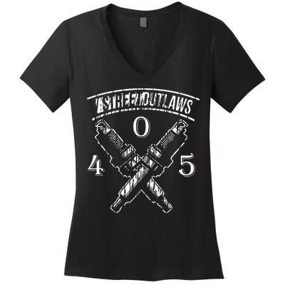 405 Street Outlaws Women's V-Neck T-Shirt
