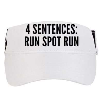 4 Sentences Run Spot Run 2024 Adult Drive Performance Visor