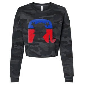 45 Squared Second Term Usa Cropped Pullover Crew