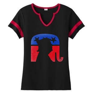 45 Squared Second Term Usa Ladies Halftime Notch Neck Tee