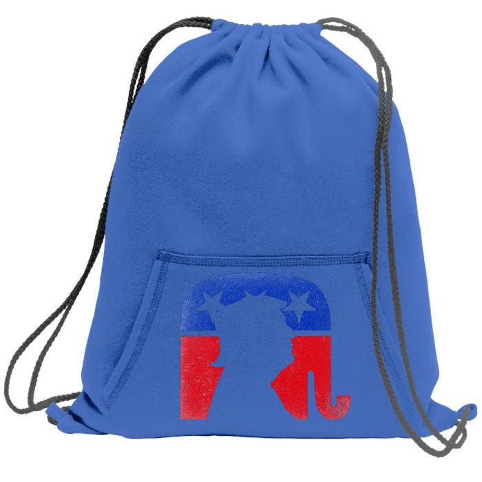 45 Squared Second Term Usa Sweatshirt Cinch Pack Bag