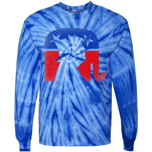 45 Squared Second Term Usa Tie-Dye Long Sleeve Shirt