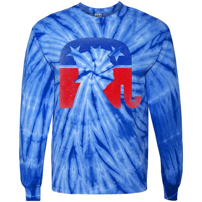 45 Squared Second Term Usa Tie-Dye Long Sleeve Shirt