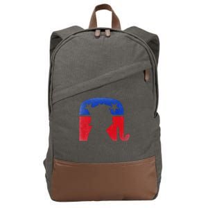 45 Squared Second Term Usa Cotton Canvas Backpack