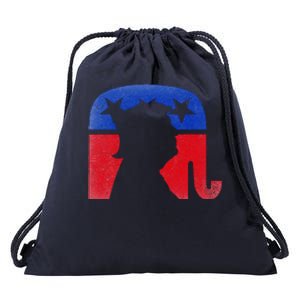 45 Squared Second Term Usa Drawstring Bag