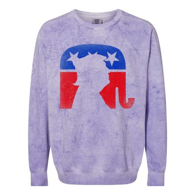 45 Squared Second Term Usa Vintage Colorblast Crewneck Sweatshirt