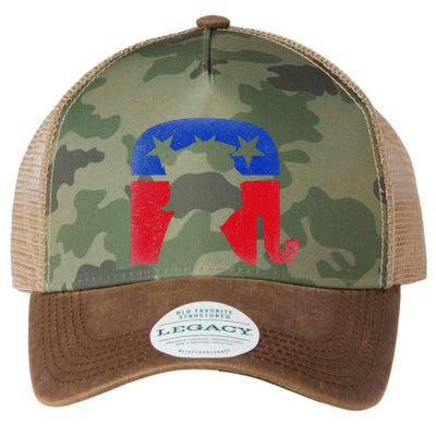 45 Squared Second Term Usa Vintage Legacy Tie Dye Trucker Hat