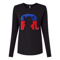 45 Squared Second Term Usa Vintage Womens Cotton Relaxed Long Sleeve T-Shirt