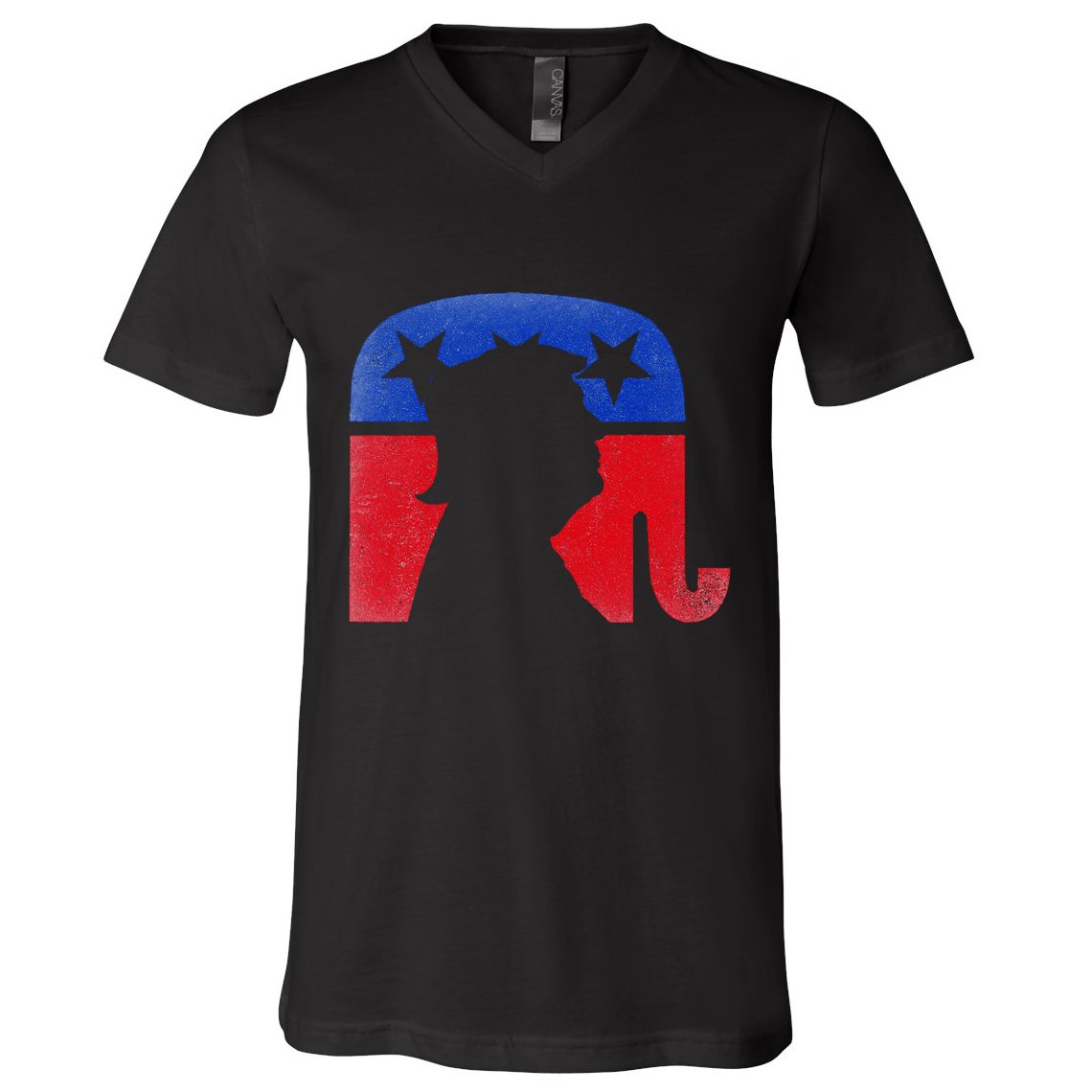 45 Squared Second Term Usa Vintage V-Neck T-Shirt