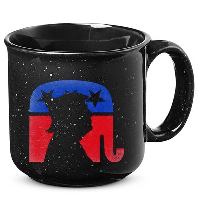 45 Squared Second Term Usa Vintage 15oz Campfire Ceramic Mug