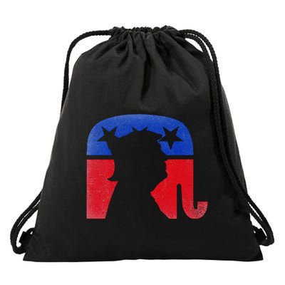 45 Squared Second Term Usa Vintage Drawstring Bag