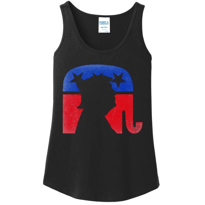 45 Squared Second Term Usa Vintage Ladies Essential Tank