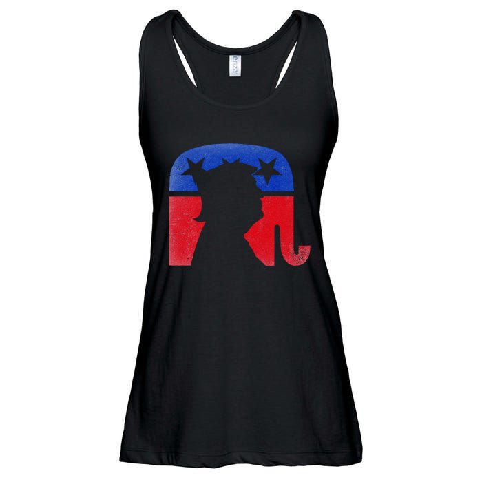 45 Squared Second Term Usa Vintage Ladies Essential Flowy Tank