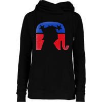 45 Squared Second Term Usa Vintage Womens Funnel Neck Pullover Hood