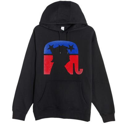 45 Squared Second Term Usa Vintage Premium Pullover Hoodie