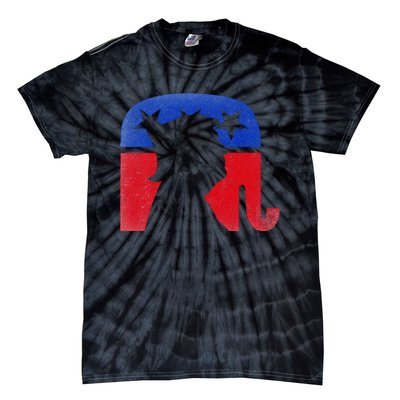 45 Squared Second Term Usa Vintage Tie-Dye T-Shirt