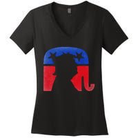 45 Squared Second Term Usa Vintage Women's V-Neck T-Shirt