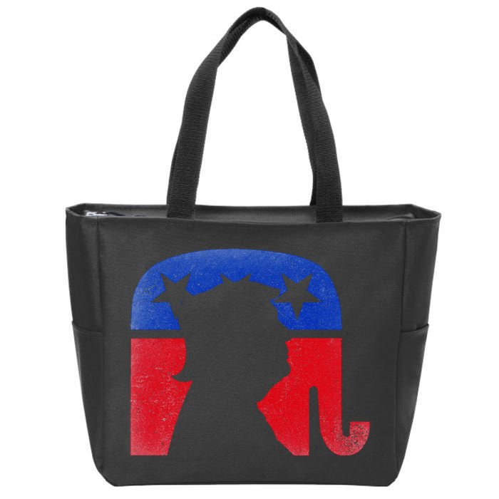 45 Squared Second Term Usa Vintage Zip Tote Bag