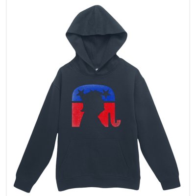 45 Squared Second Term Usa Vintage Urban Pullover Hoodie