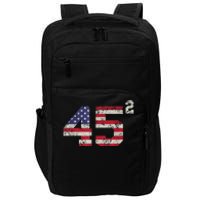 45 Squared Trump 2024 Second Term USA Vintage Pro American Impact Tech Backpack