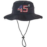 45 Squared Trump 2024 Second Term USA Vintage Pro American Legacy Cool Fit Booney Bucket Hat