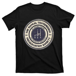 4 Speed The Manual Transmission Preservation Society T-Shirt