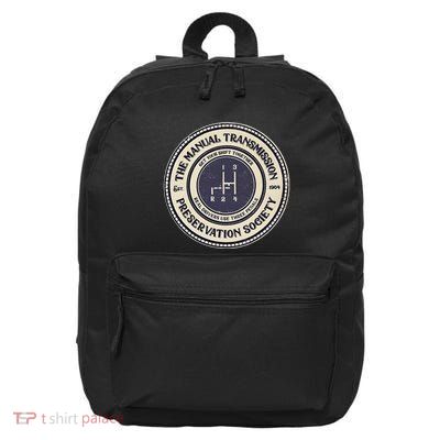4 Speed The Manual Transmission Preservation Society 16 in Basic Backpack