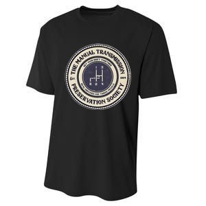 4 Speed The Manual Transmission Preservation Society Performance Sprint T-Shirt