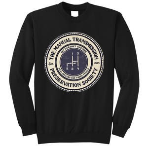 4 Speed The Manual Transmission Preservation Society Tall Sweatshirt