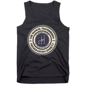 4 Speed The Manual Transmission Preservation Society Tank Top