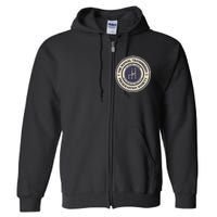 4 Speed The Manual Transmission Preservation Society Full Zip Hoodie