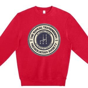 4 Speed The Manual Transmission Preservation Society Premium Crewneck Sweatshirt