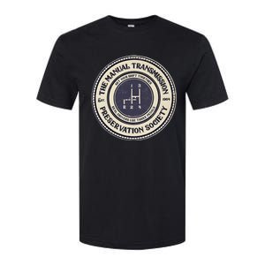 4 Speed The Manual Transmission Preservation Society Softstyle CVC T-Shirt