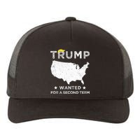 45 SQUARED TRUMP WANTED FOR SECOND TERM 2024 Yupoong Adult 5-Panel Trucker Hat