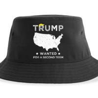 45 SQUARED TRUMP WANTED FOR SECOND TERM 2024 Sustainable Bucket Hat