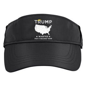 45 SQUARED TRUMP WANTED FOR SECOND TERM 2024 Adult Drive Performance Visor