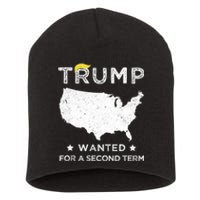 45 SQUARED TRUMP WANTED FOR SECOND TERM 2024 Short Acrylic Beanie