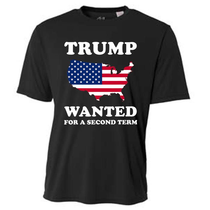 45 SQUARED TRUMP WANTED FOR SECOND TERM 2024 Pro Trump Cooling Performance Crew T-Shirt